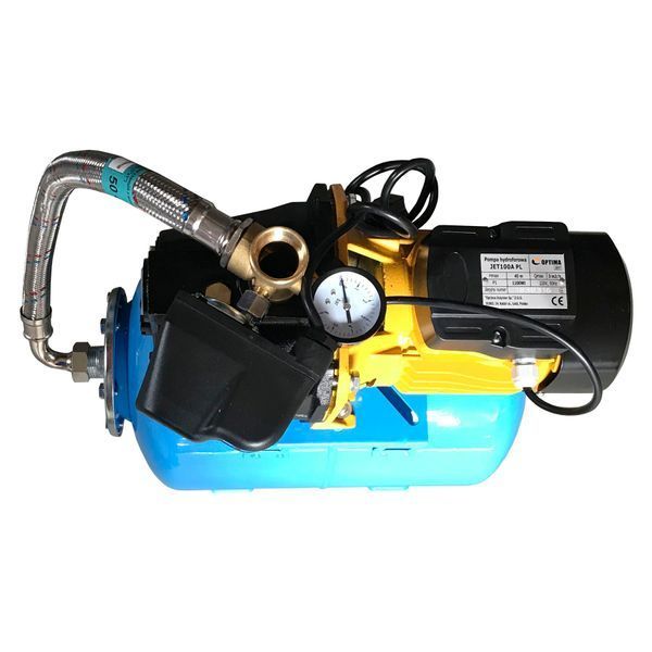 Насосная станция Optima JET100A-PL-24 1,1кВт чугун кор, ПЛАСТ,КОЛЕСО на ГРЕБЁНКЕ 000012557 фото