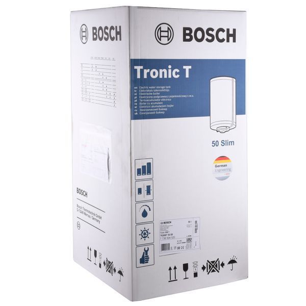 Водонагреватель Bosch Tronic 2000 TR 2000 T 50 SB / 50л, 1500W, Slim 25067 фото