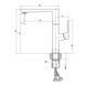 Смеситель для кухни TOPAZ LEXI TL 21401-H57-BB 000018084 фото 5