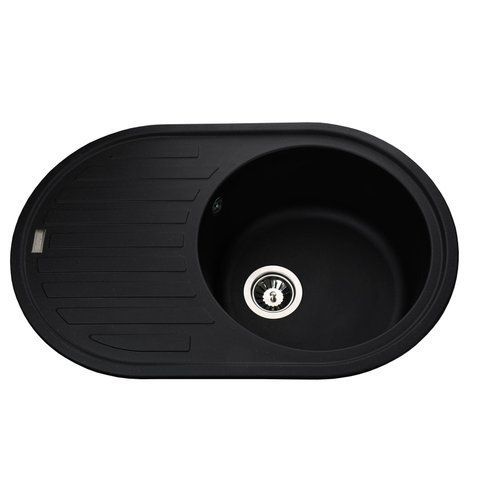 Гранитная мойка Globus Lux OHARA черный 770х500мм-А0002 000021080 фото