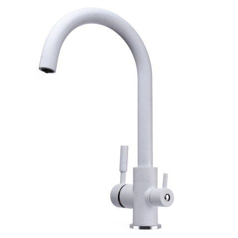 Смеситель для кухни под осмос Globus Lux LAZER GLLR-0333-7-WHITE 000019235 фото