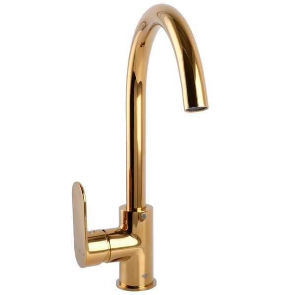 Змішувач для кухні TOPAZ BARTS TB 07403-H36-AU боковий S- D35 шланги 45см золото PVD 000020986 фото