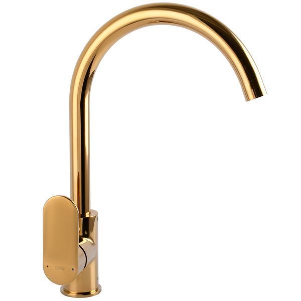 Змішувач для кухні TOPAZ BARTS TB 07403-H36-AU боковий S- D35 шланги 45см золото PVD 000020986 фото