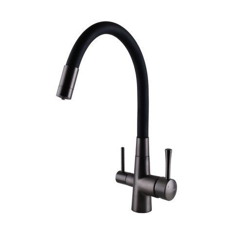 Смеситель для кухни под осмос Globus Lux LAZER GLLR-0903-11-GRAPHITE 000022996 фото