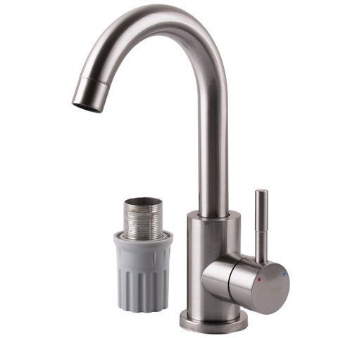 Смеситель для кухни EcoMIX AISI-101S-WH 000025994 фото