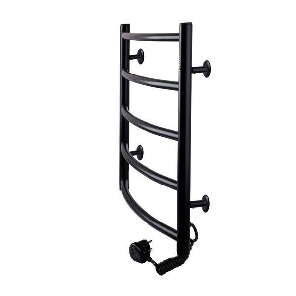Рушникосушарка UNIO LD ER 500-500-5 BLK Лесенка Дуга электро черная 21667 фото