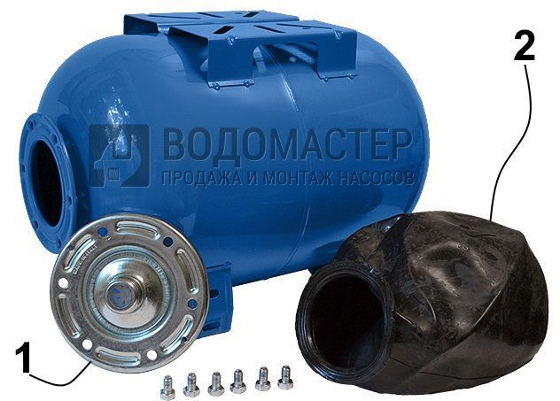 Гидроаккумулятор 100л ZILMET ultra-pro 10bar ГОРИЗОНТАЛЬНЫЙ ( 1100010005 ) 000001787 фото
