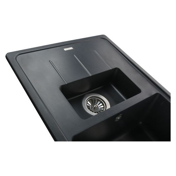 Гранітна мийка Globus Lux IZEO чорний 780x500мм-А0002 000008302 фото