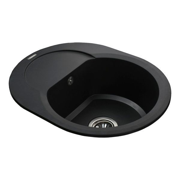 Гранитная мойка Globus Lux MORAINE черный 600х470мм-А0001 000022429 фото