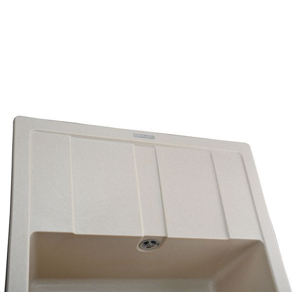 Гранітна мийка Globus Lux ONE слонова кiстка 650х500 000021067 фото