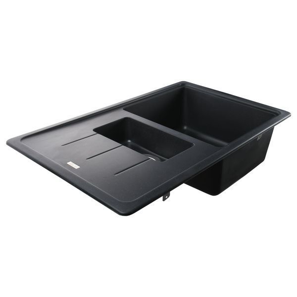 Гранітна мийка Globus Lux IZEO чорний 780x500мм-А0002 000008302 фото