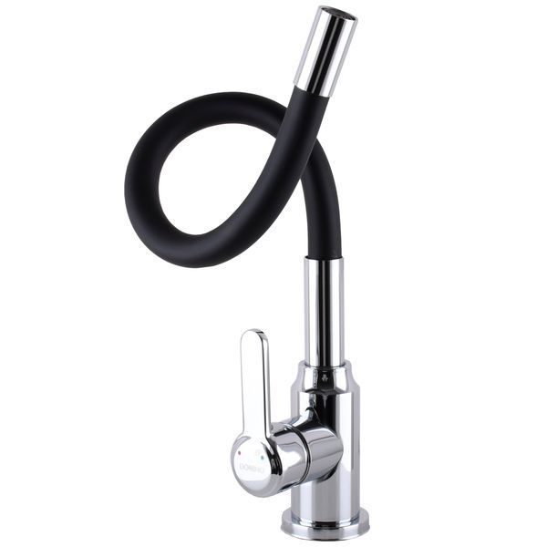 Смеситель для кухни DOMINO ELLIPSE DCC-203L-BLACK 000025128 фото