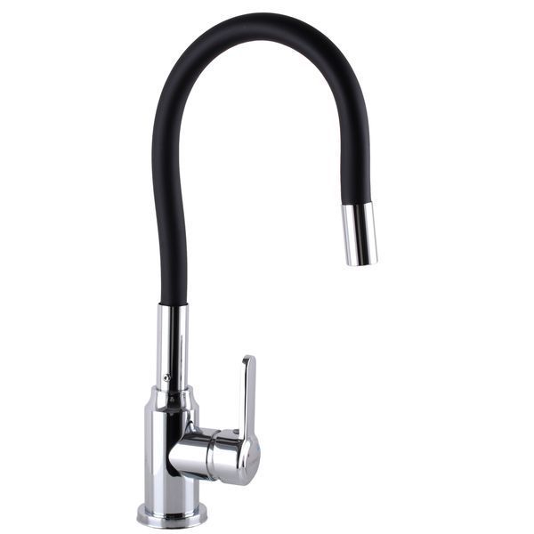 Смеситель для кухни DOMINO ELLIPSE DCC-203L-BLACK 000025128 фото