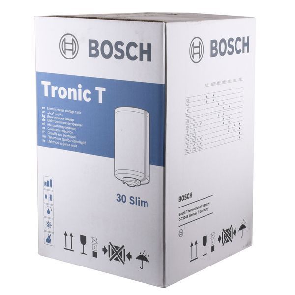 Водонагреватель Bosch Tronic 2000 TR 2000 T 30 SB / 30л, 1500W, Slim 26705 фото