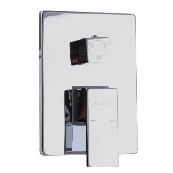 Змішувач для душу Globus Lux SMART GSM-305-00 вбудований на три споживача, без душ.набора, хром 000027610 фото