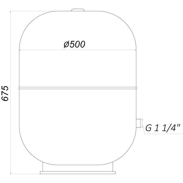 Гідроакумулятор з фіксованою мембраною 105 л ZILMET HYDRO-pro 10bar ( 11A0010500 ) 000012739 фото