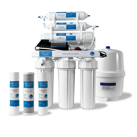 Фильтр обратного осмоса FRESH WATER STANDARD Lite 6 с насосом 12942 фото