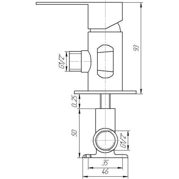 Смеситель гигиенический TOPAZ BARTS TB 077106-H36 000016129 фото