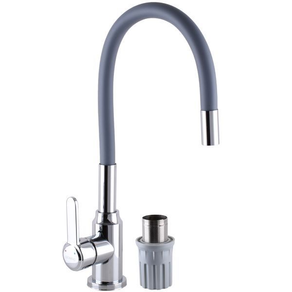 Смеситель для кухни DOMINO ELLIPSE DCC-203L-GRAY 000025129 фото