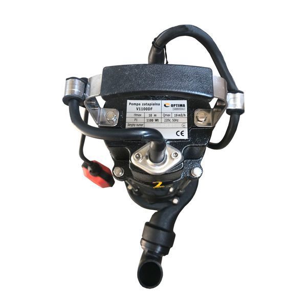 Насос фекальный с режущим механизмом Optima V1100 DF 1,1кВт 000008685 фото