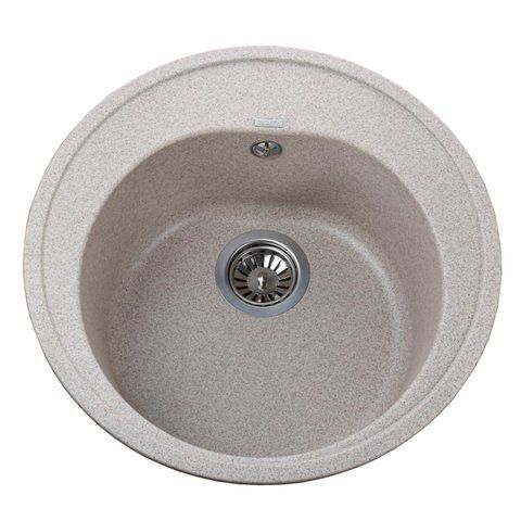 Гранитная мойка Globus Lux MARTIN миндаль 510мм-А0008 000021070 фото