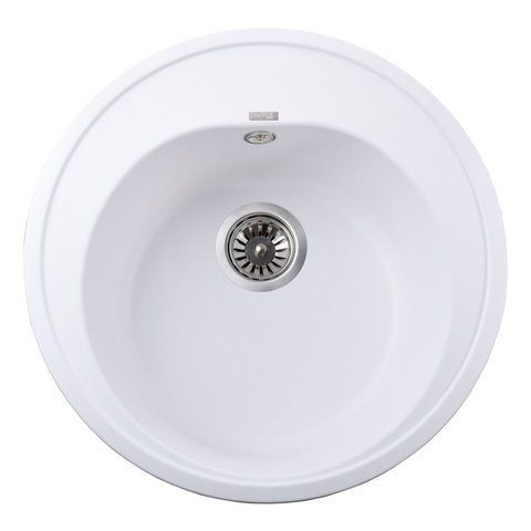 Гранитная мойка Globus Lux MARTIN белый 510мм-А0007 000022437 фото