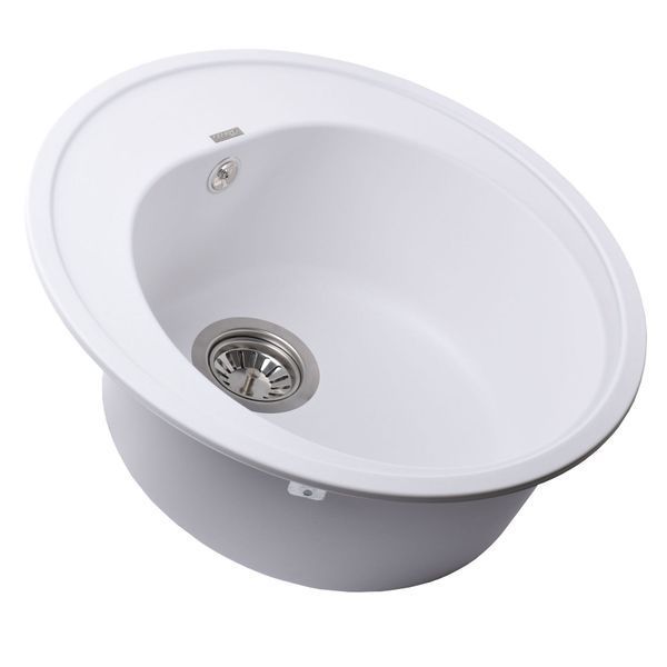 Гранітна мийка Globus Lux MARTIN білий 510мм-А0007 000022437 фото