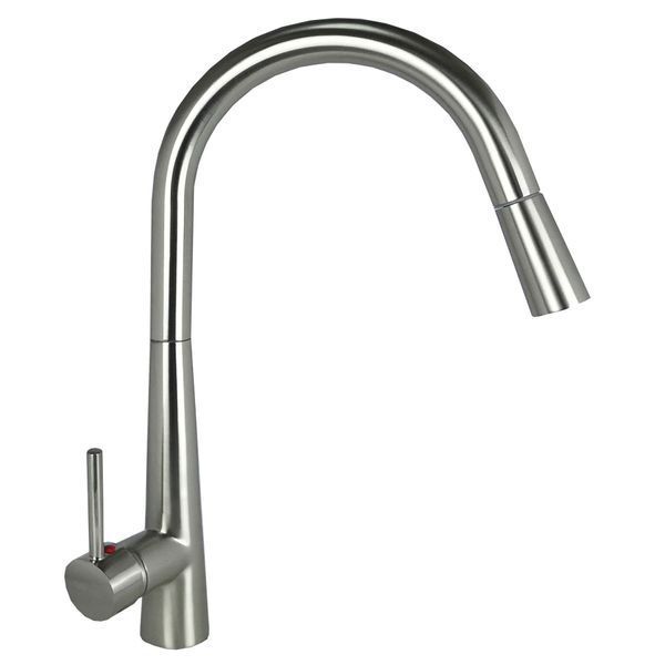 Смеситель для кухни Globus Lux LAZER GLLR-1033-StSTEEL 000012447 фото
