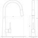 Смеситель для кухни Globus Lux LAZER GLLR-1033-StSTEEL 000012447 фото 7