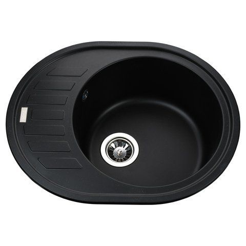 Гранитная мойка Globus Lux ARNO черный 620х500мм-А0002 000020962 фото