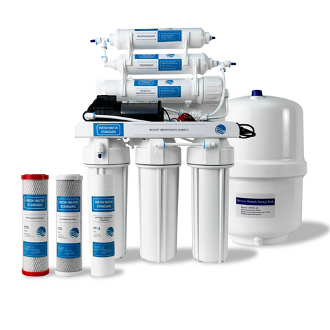 Фильтр обратного осмоса FRESH WATER STANDARD Pro 6 с насосом 12945 фото