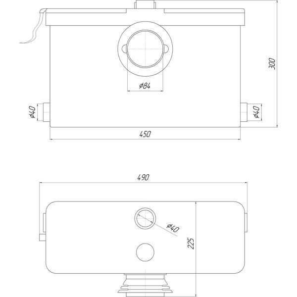 Канализационная установка VOLKS pumpe WC500-1 000018980 фото