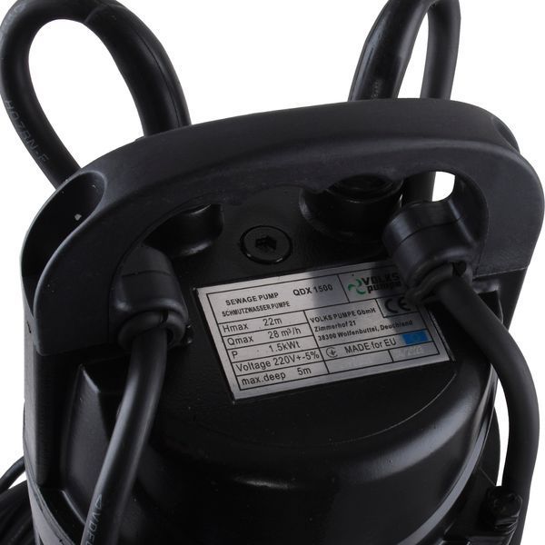 Насос дренажный VOLKS pumpe QDX1500 1,5кВт 000025916 фото