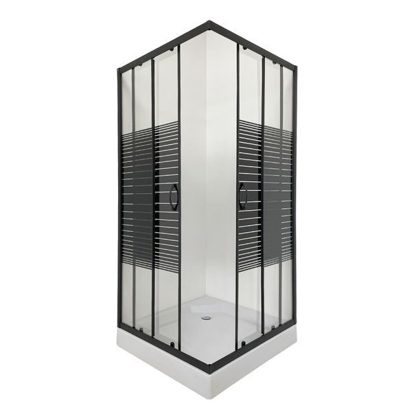 Душевая кабина квадратная NER L90TB.Line (L90B.Line) BRAVO (2уп.) 000020452 фото
