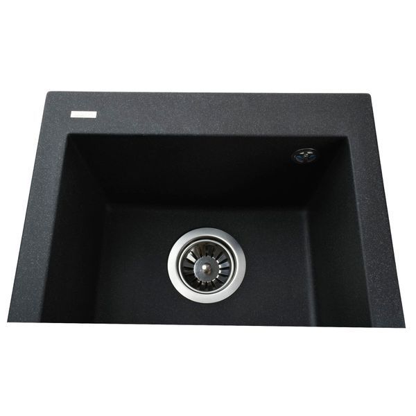 Гранитная мойка Globus Lux LAMA графит 410х500мм-А0001 000010602 фото