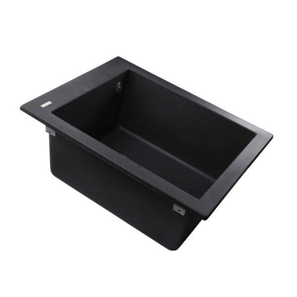 Гранитная мойка Globus Lux LAMA графит 410х500мм-А0001 000010602 фото