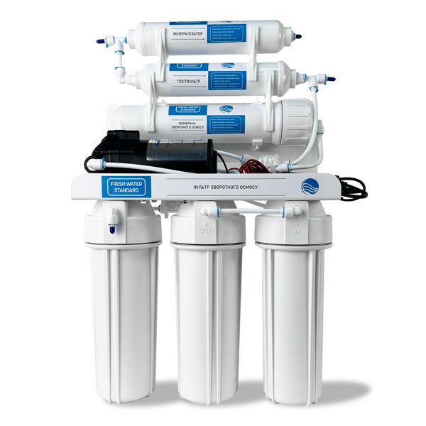 Фильтр обратного осмоса FRESH WATER STANDARD Pro 6 с насосом 12945 фото