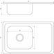 Мойка кухонная Mira MR 7848 D Decor 000014463 фото 2