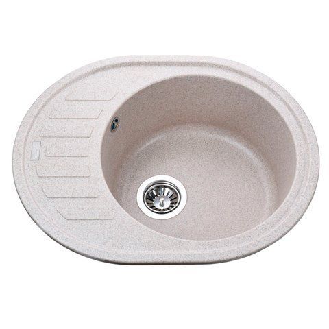 Гранитная мойка Globus Lux ARNO миндаль 620х500мм-А0008 000020963 фото