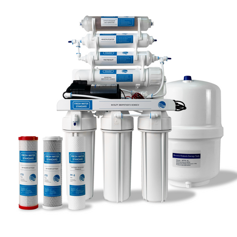 Фильтр обратного осмоса FRESH WATER STANDARD Pro 7 с насосом 12946 фото