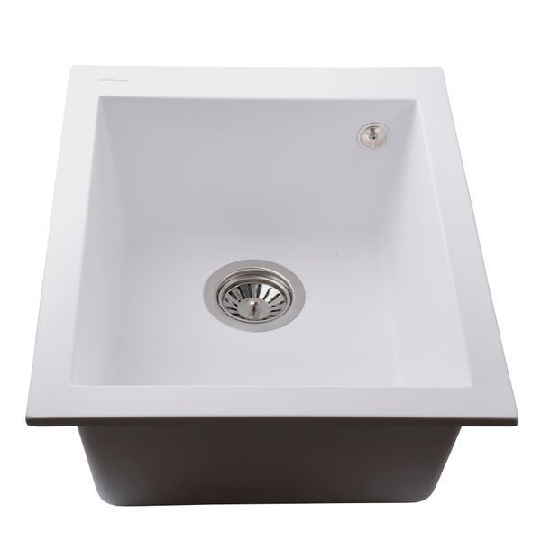Гранитная мойка Globus Lux LAMA белый 410х500мм-А0007 000008480 фото