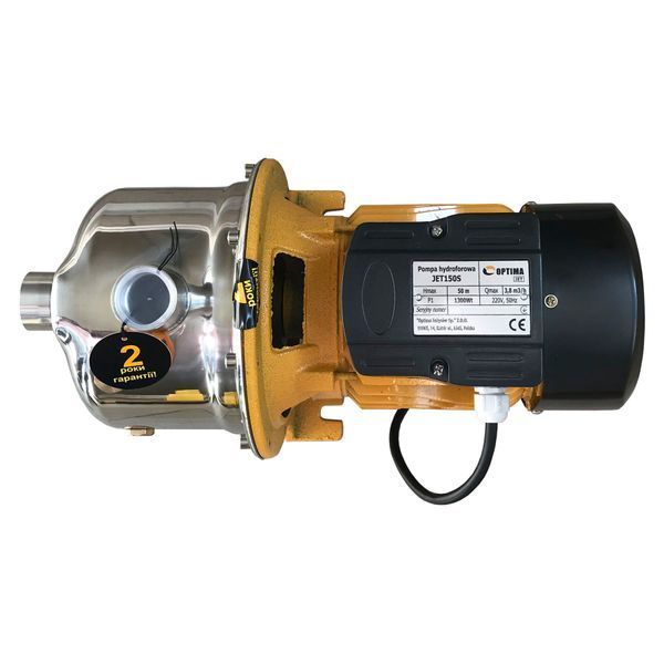 Насос центробежный Optima JET150S 1,3кВт нержавейка 000005985 фото
