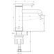 Смеситель для умывальника TOPAZ LOFT TLF 32201-H75-C 000028879 фото 7