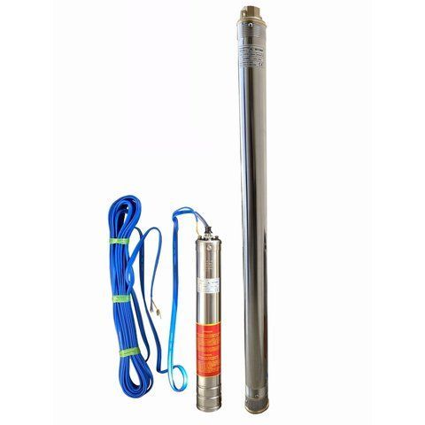 Насос скважинный с пов,уст, к песку 3&Prime; OPTIMA 3SDm2,5/30 1,1 кВт 124м + пульт+кабель 15м NEW 000014125 фото