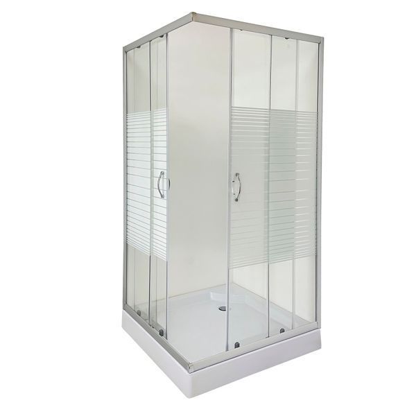 Душевая кабина квадратная ODRA L90TW.Line (L90W.Line) BRAVO (2уп.) 000020456 фото