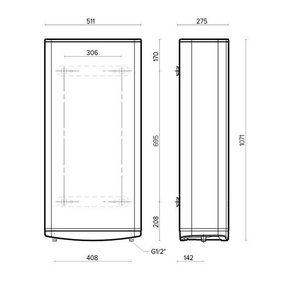Водонагреватель ARISTON VELIS TECH 80 EU 28960 фото