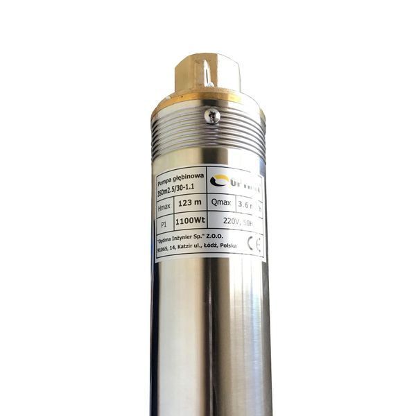Насос скважинный с пов,уст, к песку 3&Prime; OPTIMA 3SDm2,5/30 1,1 кВт 124м + пульт+кабель 15м NEW 000014125 фото