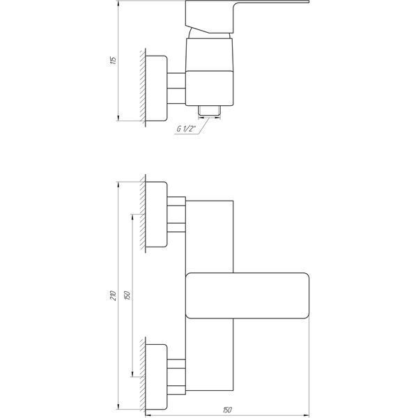 Смеситель для душа DOMINO MALIBU DMM-105N 000013705 фото