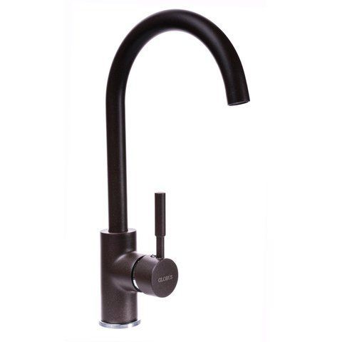 Смеситель для кухни Globus Lux LAZER GLLR-0203S-6-MARONE 000019226 фото