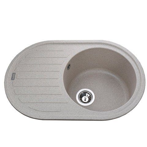 Гранитная мойка Globus Lux OHARA миндаль 770х500мм-А0008 000021076 фото